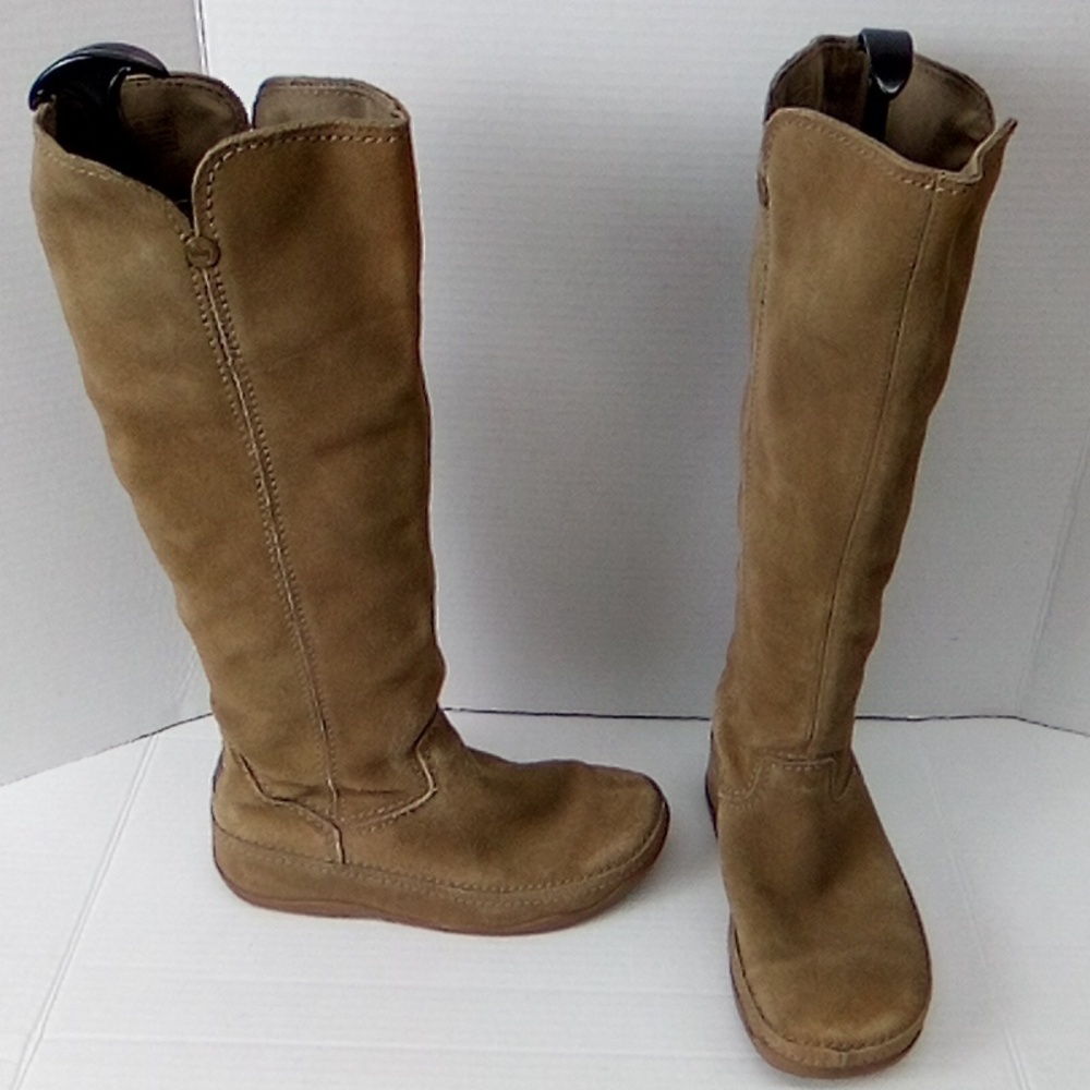 FITTLOP Women's Tan  Boots SIZE 7 - Picture 4 of 7